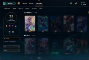 Conta Lol Platina V - League of Legends