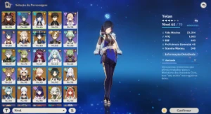 Itto C2, Hutao C2, Ayaka C1, Yelan, Kazuha, Nahida e + - Genshin Impact