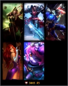 CONTA DE LOL UNRANKED+21 CAMPEÕES+5 SKINS - League of Legends