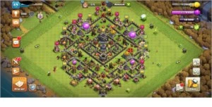 CLASH OF CLANS CONTA CV9 RUSHADA