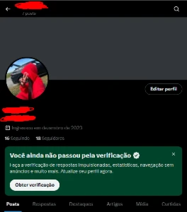 conta twitter 2023