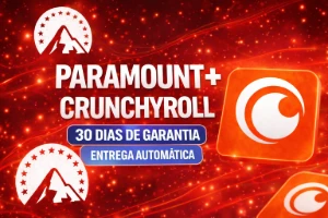 Paramount + Crunchyroll 30 Dias - (entrega automatica) - Assinaturas e Premium