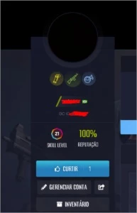 Conta de CSGO level 21 gamersclub - Counter Strike