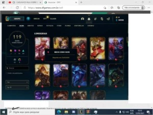 Conta diamante 4 league of legends e valorant ex diamante LOL