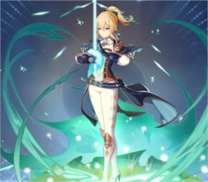 Contas Genshin Impact AR 5 com Jean