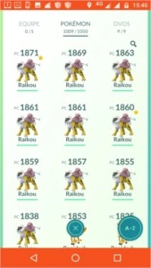 Conta lvl 36 amarela - Pokémon