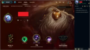 Conta Unranked LVL(30) /4 SKIN/ 3 FRAGMENTO DE SKIN LENDÁRIA - League of Legends LOL