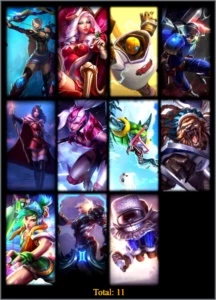 CONTA PLATINA 4 SEASON 6 - League of Legends LOL