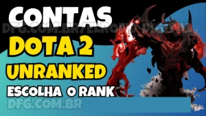 Contas Dota 2 do Unranked até o Imortal