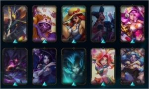 Conta LOL Platina 4, com mais de 300 skins! - League of Legends