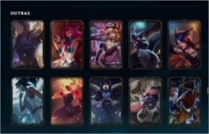 Conta LOL Platina 4, com mais de 300 skins! - League of Legends
