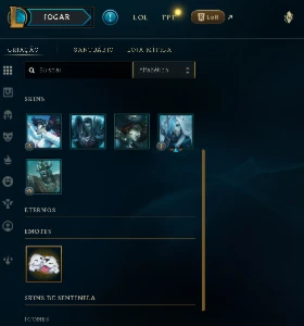 Conta mestre lol 62% de winrate - League of Legends