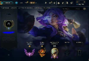 Conta mestre lol 62% de winrate