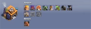 Vila cv11 - Clash of Clans