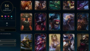 CONTA LOL - LVL 135 - 101 Champions - 56 Skins - FULL ACESSO - League of Legends