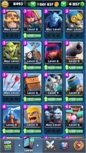 Conta Clash Royale Nv13 |Troféus 5000+ |Ouro 1kk+ |Gemas 4k