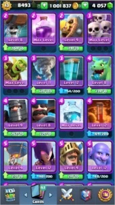 Conta Clash Royale Nv13 |Troféus 5000+ |Ouro 1kk+ |Gemas 4k