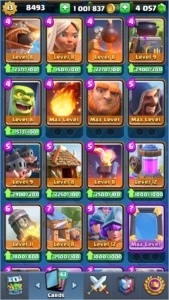 Conta Clash Royale Nv13 |Troféus 5000+ |Ouro 1kk+ |Gemas 4k