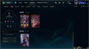CONTA LEAGUE OF LEGEND - League of Legends LOL