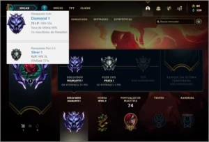 Conta diamante 1 baratinha com 2 skins e 33 champs - League of Legends LOL