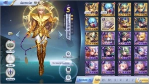SAINT SEIYA AWAKENING - COM GEMAS AVANÇADAS E LIVROS SSA