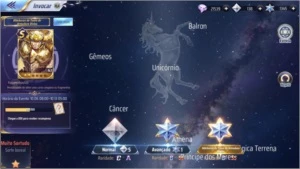 SAINT SEIYA AWAKENING - COM GEMAS AVANÇADAS E LIVROS SSA