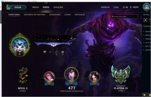 Contas lol platina - League of Legends