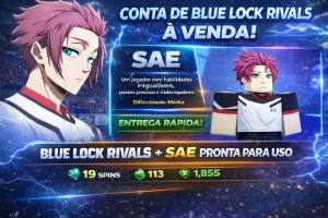 Conta blue Lock rivals com sae - Roblox