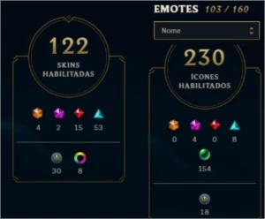 Conta DIAMANTE LOL. - League of Legends