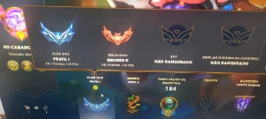 League Of Legends 178 Skins Elo Prata/Bronze LOL