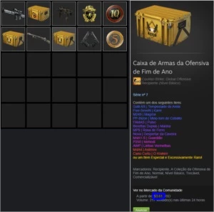 conta antiga de csgo, medalha de 5 e 10 anos de serviço - Counter Strike