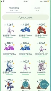 Conta Pokemon GO Level 40 - Pokémon