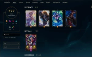 Conta League of Legends LOL
