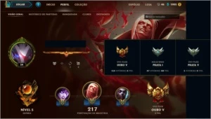 CONTA LOL - 104 CAMPEÕES - 42 SKINS (700 REAIS EM SKINS) - League of Legends