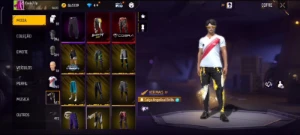 Conta de free fire bem gemada