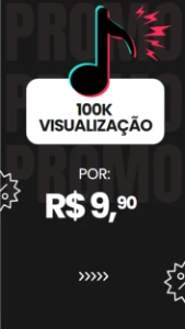 Tiktok 100K De Visualizaçao Por R$9,90 - Serviços Digitais