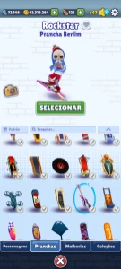 Conta Subway surf com quase todas as skin e pranchas - Outros