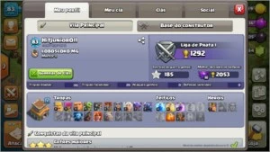 Conta Clash of Clans    CV 8 Quase Full