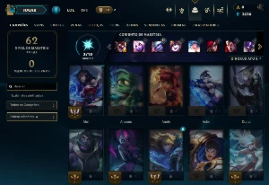 Conta Grão Mestre 75% win rate - League of Legends LOL