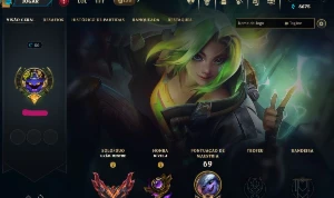 Conta Grão Mestre 75% win rate - League of Legends LOL
