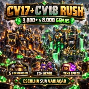 [GLOBAL] Clash of Clans CV17 / CV18 | RUSH 3.000-8.000 GEMAS