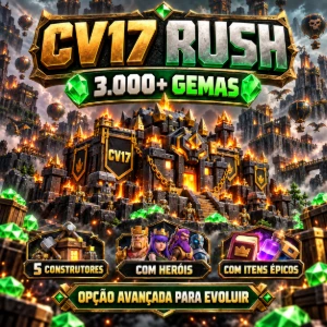 [GLOBAL] Clash of Clans CV17 / CV18 | RUSH 3.000-8.000 GEMAS