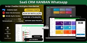 Whaticket CRM Kanban - Saas