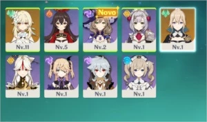 Conta inicial server NA ar7 principal Feminino com Jean - Genshin Impact