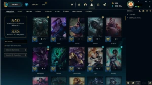 Conta LoL 295 skins todos campeões + faca val. - League of Legends