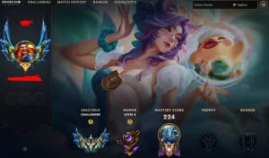 Conta Grão-Mestre +1100Pdls (Ex Challenger 1750 Pdls) - League of Legends LOL