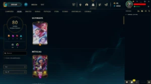 Conta LOL LVL 316 | 159 Campeões| 80 Skins |UNRANKED| 2014 - League of Legends