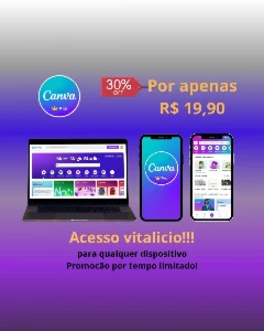Canva Pro + de 400 mil templates editáveis - Outros