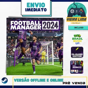 Football Manager 2024 Original Português Chave de ativação Steam + Brasil  Mundi Up FM 2024