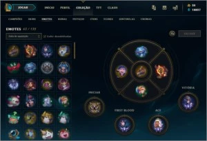 Conta diamante 3 várias skins e recompensas (desde s2) - League of Legends LOL